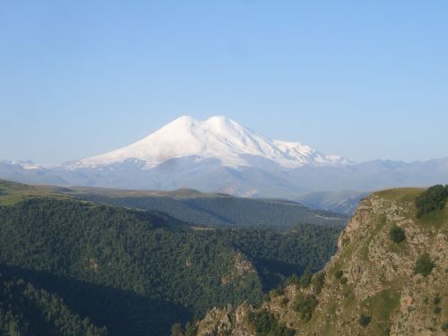 Kalnai, Kaukazas, Elbrus, Šiaurės Kaukazas, Kraštovaizdis, Gamta