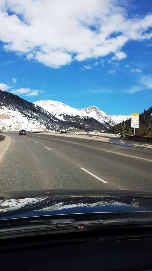 Kalnai, Colorado, Niew, Sniegas, Kelias, Kelias