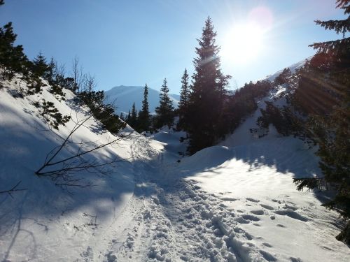 Kalnai,  Tatry,  Žiema,  Vaizdas
