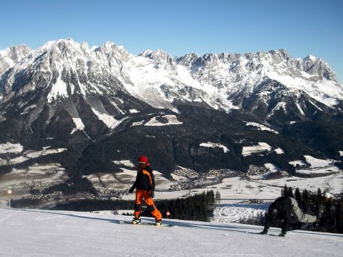 Kalnai, Snieglentė, Austria, Sportas