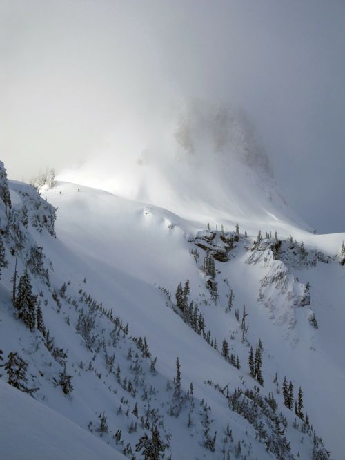 Mt Baker, Snieguotas Kalnas, Žiema, Atokrainienė, Slidinėjimas, Snieglenčių Sportas