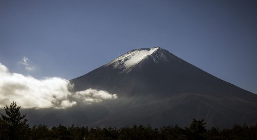 Mt Fuji, Vulkanas, Japonija