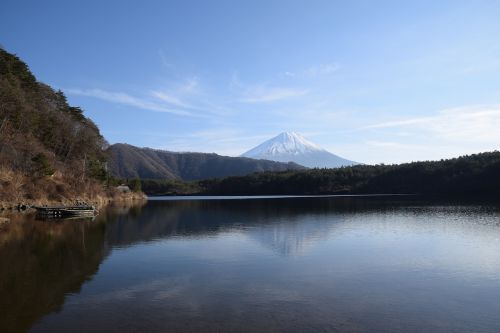 Mt Fuji, Ežeras, Vaizdingas, Atspindys, Natūralus, Ramus, Taika