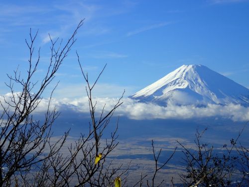 Mt Fuji, Hakone, Giedras Dangus