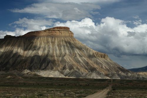 Mt Garfield, Kalnai, Colorado, Mesa, Dangus, Vaizdingas, Vakarų, Grand, Sankryža, Knygelės, Geologija, Uolos, Oras