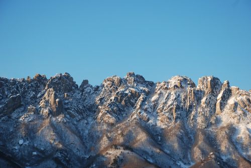 Mt Seoraksan, Žiema, Žiemos Kalnas