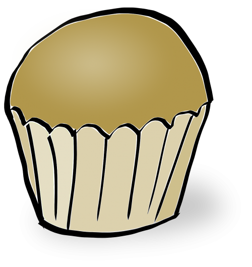 Mufino, Cupcake, Saldainiai, Skanus, Nemokama Vektorinė Grafika