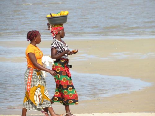Mozambiko Moteris, Pita, Mozambikas, Moterys, Mergaitės, Modeliai, Saulės Pakrantė, Royalty Free
