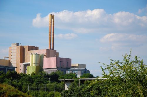 Müllheizkraftwerk, Würzburg, Gerbrunn, Pramoninė Gamykla