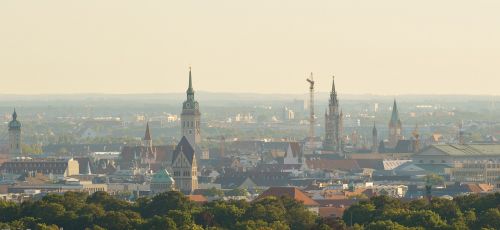 Munich, Bavarija, Valstybinis Kapitalas, Miestas, Vaizdas, Orientyras, Struktūros, Bažnyčios