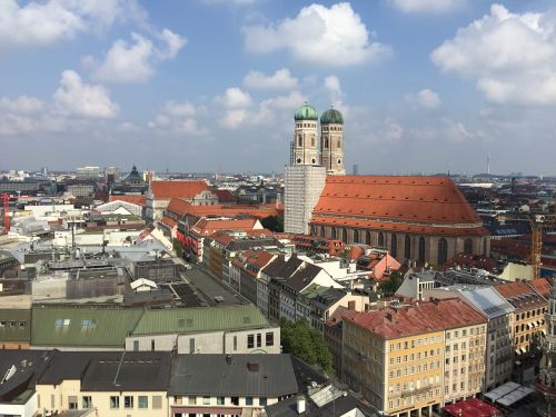 Munich, Panorama, Frauenkirche, Požiūris