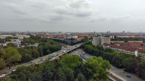 Munich, Panorama, Debesys, Miestas, Kelias, Džemas, Užimtas Miestas