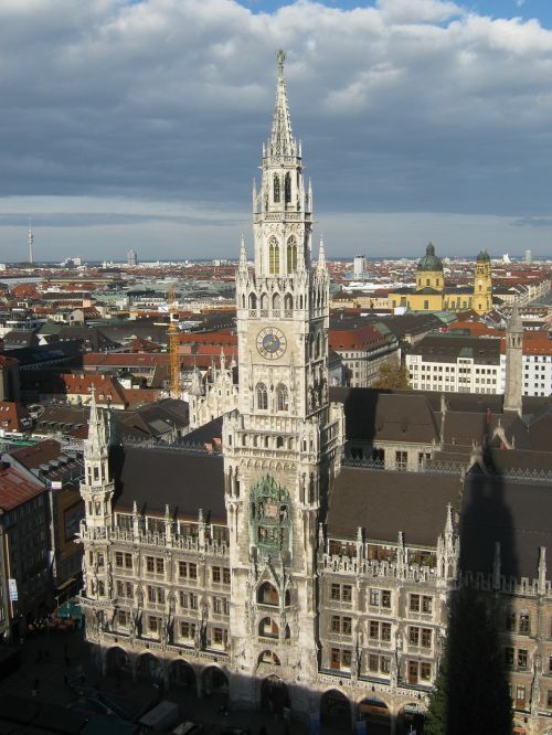 Munich, Bažnyčia, Bokštas, Bavarija, Bokštas, Pastatas, Vokietija, Miestas