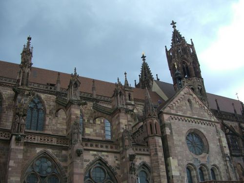 Münsteris, Gotika, Romanesque, Pastatas, Architektūra, Freiburgas