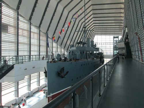 Muziejus, Zhong Shan Gunboat, Karo Laivai