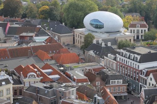 Muziejus, Zwolle, Architektūra, Ovalus Pastatas, Fondas, Šiuolaikiška, Miestas