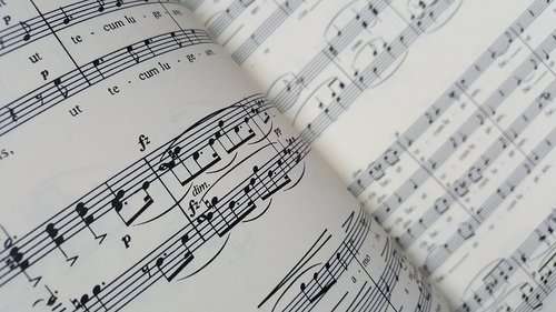 Muzika,  Notenblatt,  Partiture,  Popierius,  Sopranas,  Dėmesį,  Garsas,  Melodija