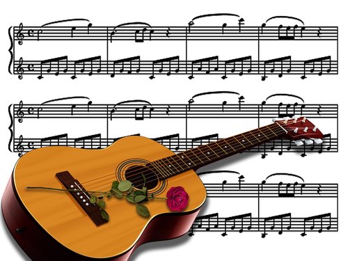 Muzika,  Gitara,  Muzikos Natos,  Dizainas,  Rosa,  Instrumentas,  Muzikinis