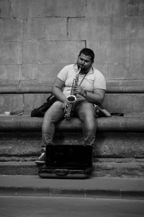 Muzikantas, Gatvių Fotografija, Italy