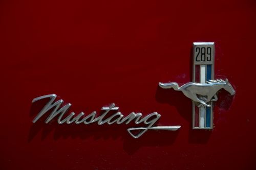 Mustangas, Automobilis, Usa, Arklys, Ženklas, Logotipas, Pinigai, Raudona