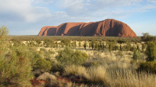 Mutitjulu, Uluru, Ayers Rock, Centrinė Australija, Outback, Australia, Rokas, Raudona, Australian Outback, Dykuma, Ayers, Gamta, Kraštovaizdis, Vaizdingas, Teritorija, Smėlis, Žolė