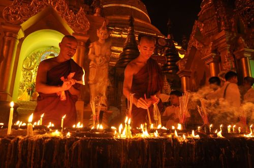 Mianmaras, Jangonas, Burma, Budizmas, Budistinis, Lengvas Festivalis, Budistų Vienuolis, Budistų Pradedantiesiems