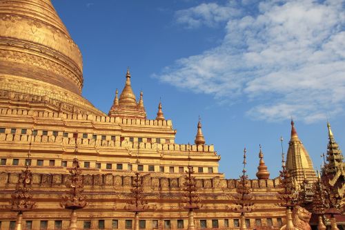 Mianmaras, Bagan, Šventykla, Budizmas, Šventas, Orientyras