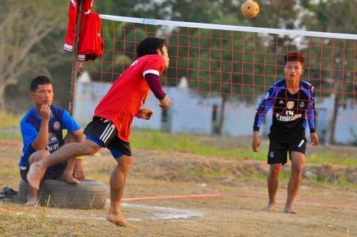 Mianmaro Burma, Tailandas, Žaisti Takraw