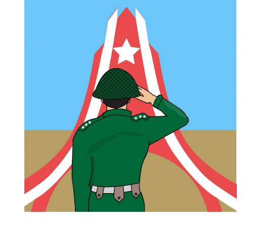 Mianmaro Sąjungos Kariuomenės Diena,  Armija,  Kareivis,  Mianmaras,  Kovo 27 D .,  Burma,  Be Honoraro Mokesčio