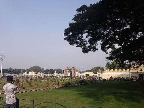 Mysore, Rūmai, Karnataka, Orientyras, Indijos, Kelionė, Istorinis, Eksterjeras