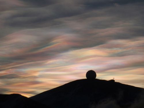 Perlamutrinis,  Debesys,  Mcmurdo,  Antarctica,  Radome,  Nacreous Debesys Mcmurdo