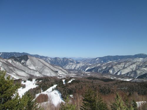 Nagano, Japonija, Snieginiai Kalnai, Kraštovaizdis