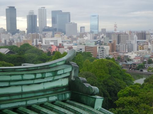 Nagoja, Pilis, Japonija, Panorama, Miestas