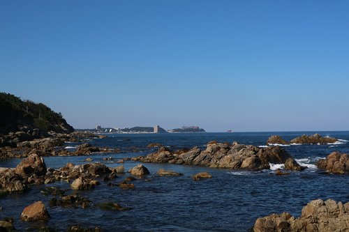 Naksansa,  Roko Paplūdimį,  Yangyang-Hunai,  Papludimys,  Mėlynas
