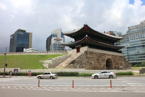 Namdaemun, Seulas, Seouls Namdaemun Gate, Seni Pastatai, Korėjos Respublika