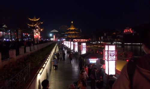 Nanjing, Konfucio Šventykla, Žibintų Festivalis
