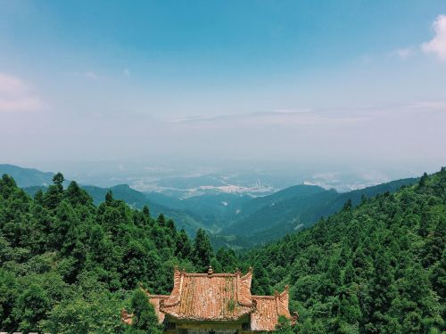 Nanyue Hengshan Kalnas, Mėlynas, Žalias