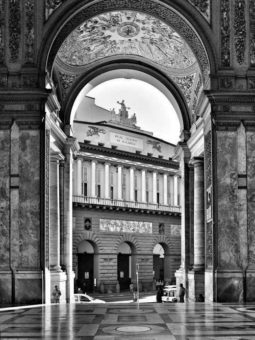 Naples, Galerija, Teatro, Italy, Lankas