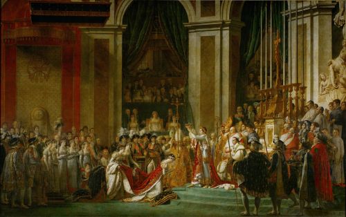 Napoleonas, Tapyba Aliejiniais Dažais, Karūnavimas, David, 1804, Gruodžio 2, Notre Dame, Josefinas
