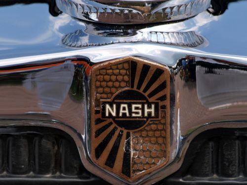 Nash, Logotipas, Automobilis, Gamintojas, Emblema, Simbolis, Dizainas, Automobilis, Logotipas, Ženklelis, Retro, Klasikinis, Nostalgija