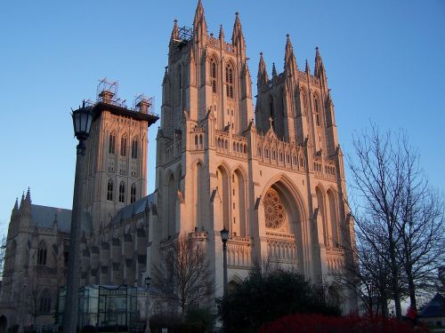 Nacionalinis, Katedra, Architektūra, Vašingtonas, Dc, Vyskupas