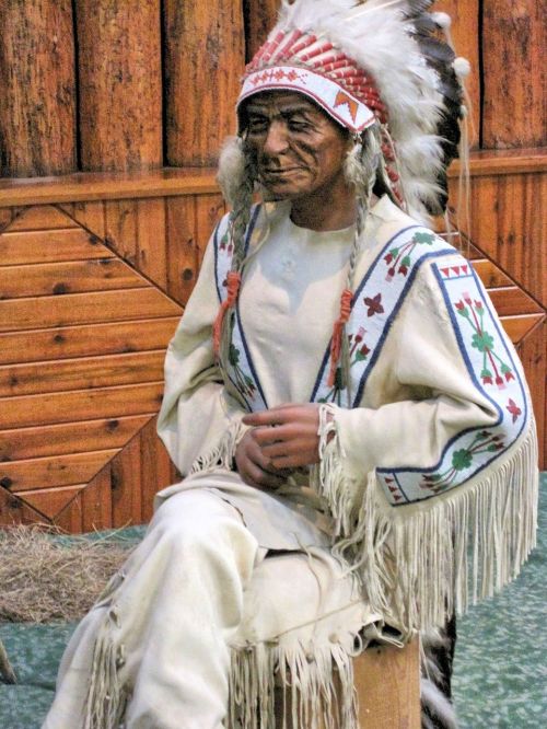 Vietinis Indų Muziejus, Vaško Figūra, Banff, Alberta, Kanada