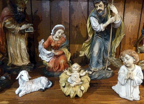 Kalėdos,  Nativity,  Kūdikis & Nbsp,  Jesus,  Mary,  Josefas,  Kareivystės Scenoje