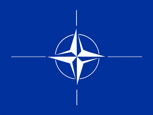 Nato, Vėliava, Kompasas Pakilo, Emblema, Mėlynas, Balta, Šiaurės Atlanto Sutarties Organizacija, Simbolika, Atlanto Vandenynas, Ratas, Vienybė, Nemokama Vektorinė Grafika