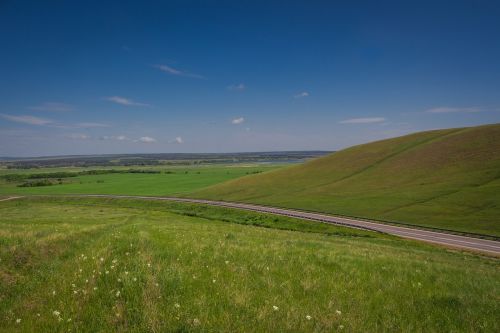 Gamta, Horizontas, Peyzad, Vasara, Dangus, Kraštovaizdis, Kalnas, Rusija, Žalias