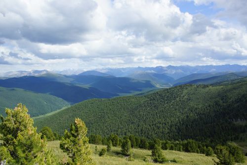Gamta, Kalnų Altai, Debesys