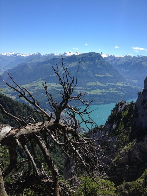 Gamta, Kalnas, Kraštovaizdis, Dangus, Kelionė, Ežero Lucerne Regionas, Šveicarija, Rigi Hochfluh