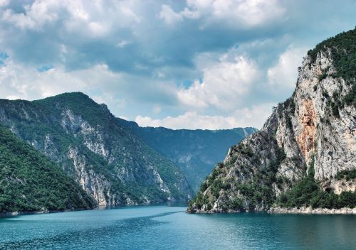 Gamta,  Vanduo,  Kalnai,  Kelionė,  Kraštovaizdis,  Dangus,  Ežeras,  Montenegro,  Be Honoraro Mokesčio