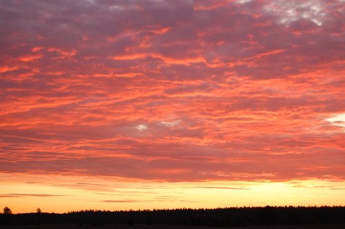 Pobūdį,  Saulėlydžio,  Dawn,  Saulė,  Prieblanda,  Meklenburgas