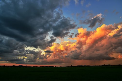 Pobūdį,  Panorama,  Dangus,  Lauke